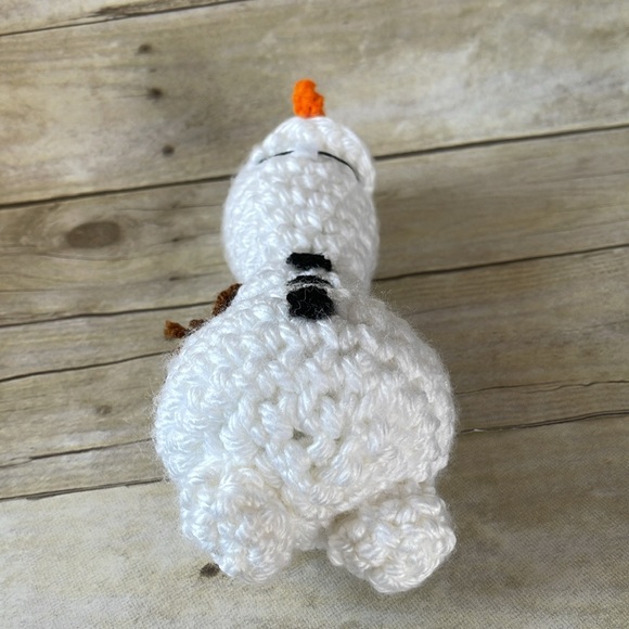 New Olaf Crocheted Handmade Stuffed Toy - Picture 5 of 8